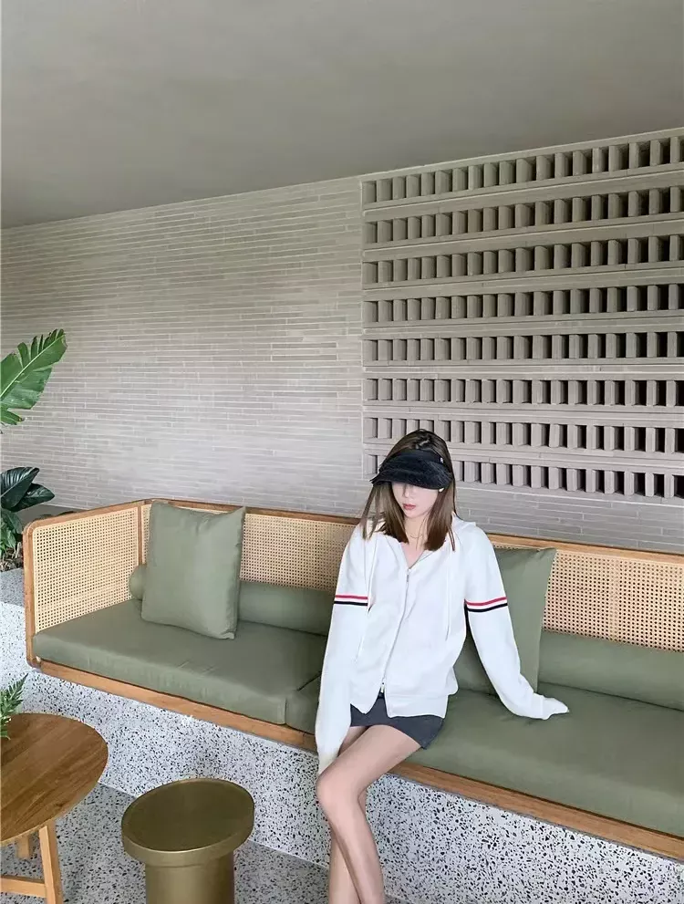 톰브라운 코튼 지퍼 후드 남녀공용 후드 재킷 상세 이미지 37