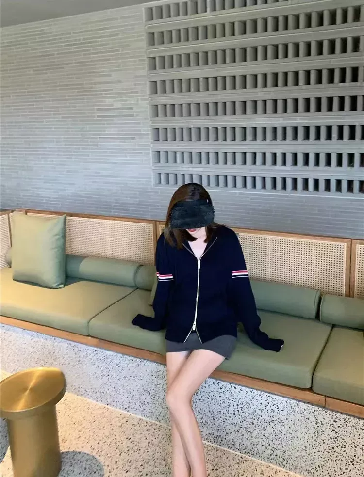 톰브라운 코튼 지퍼 후드 남녀공용 후드 재킷 상세 이미지 39