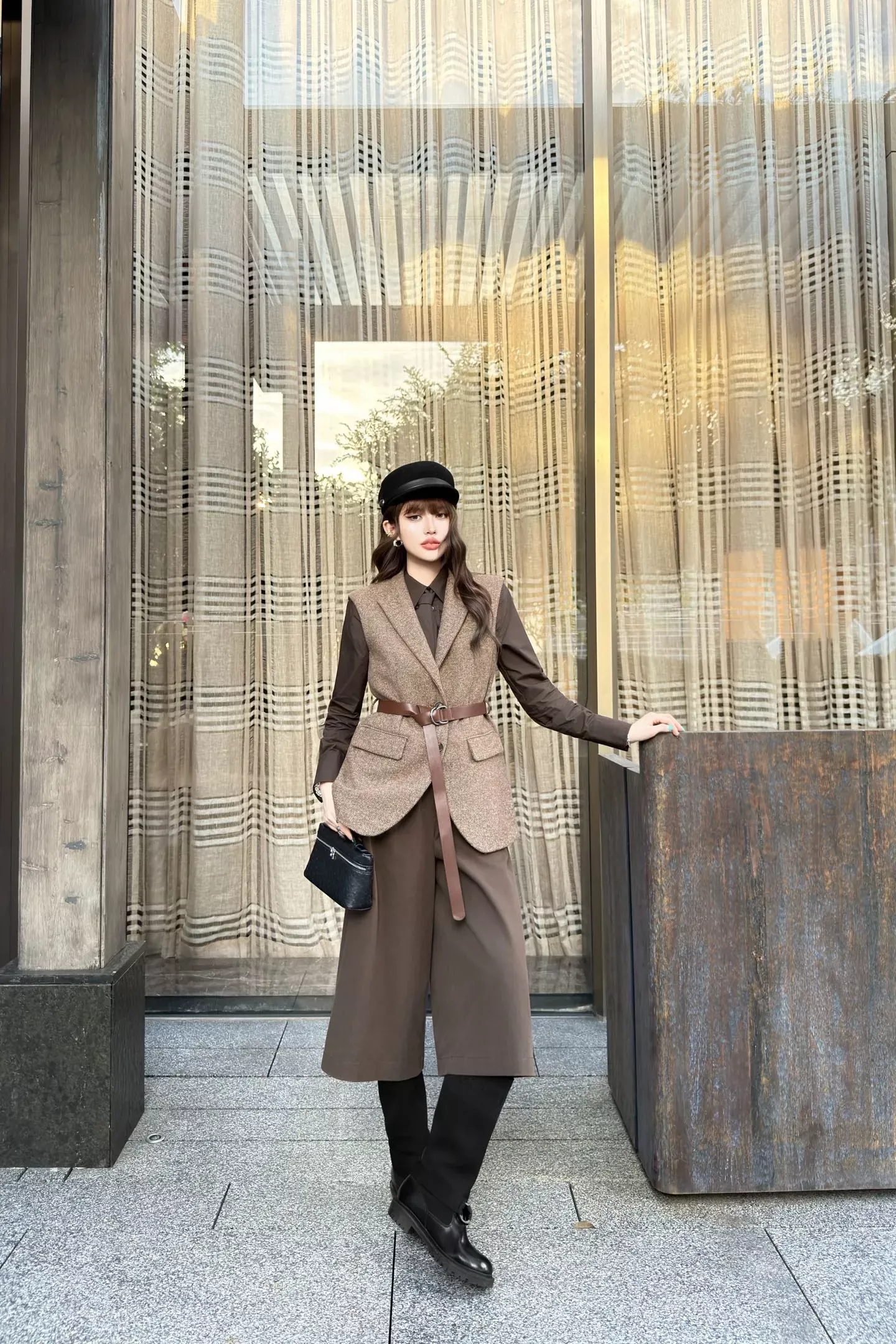 브루넬로쿠치넬리 탈부착 타이 클래식 여성용 긴소매 셔츠 상세 이미지 16