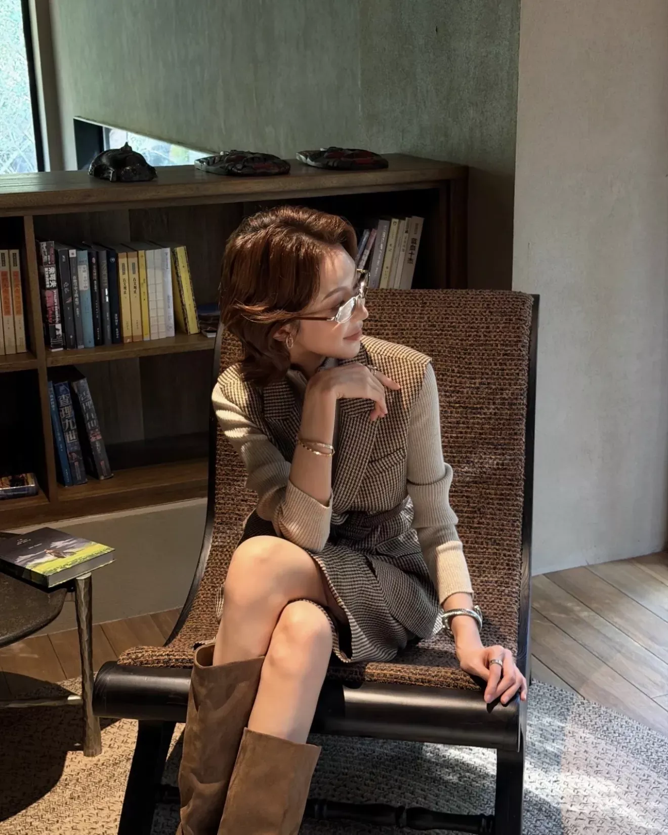 브루넬로쿠치넬리 천조격 울 혼방 벨트 여성용 버튼 조끼 상세 이미지 44