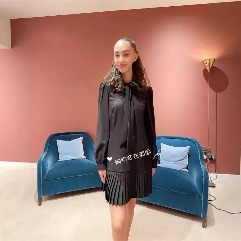 루이비통 타이넥 플리츠 여성용 원피스 상세 이미지 19
