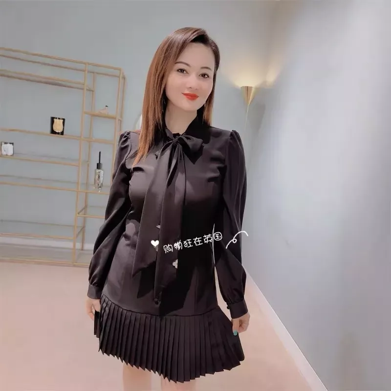 루이비통 타이넥 플리츠 여성용 원피스 상세 이미지 21
