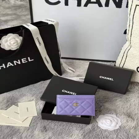 샤넬 클래식 퀼팅 슬림 카드 지갑