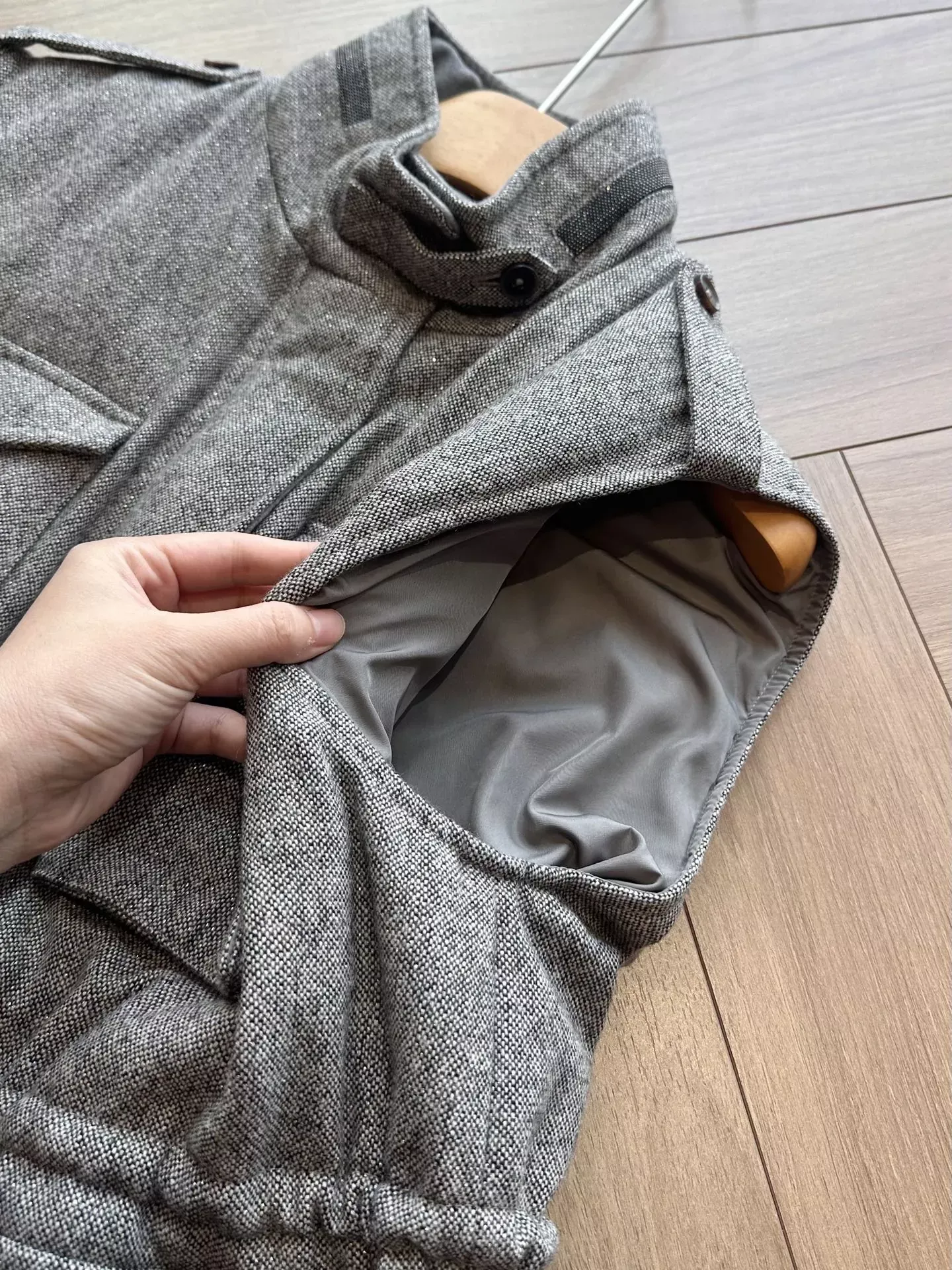 브루넬로쿠치넬리 울 혼방 구스다운 여성용 패딩 조끼 상세 이미지 70