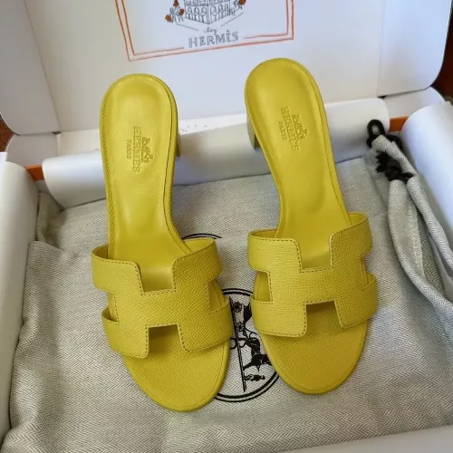 에르메스 스위프트 카프스킨 여성용 토오픈 뮬