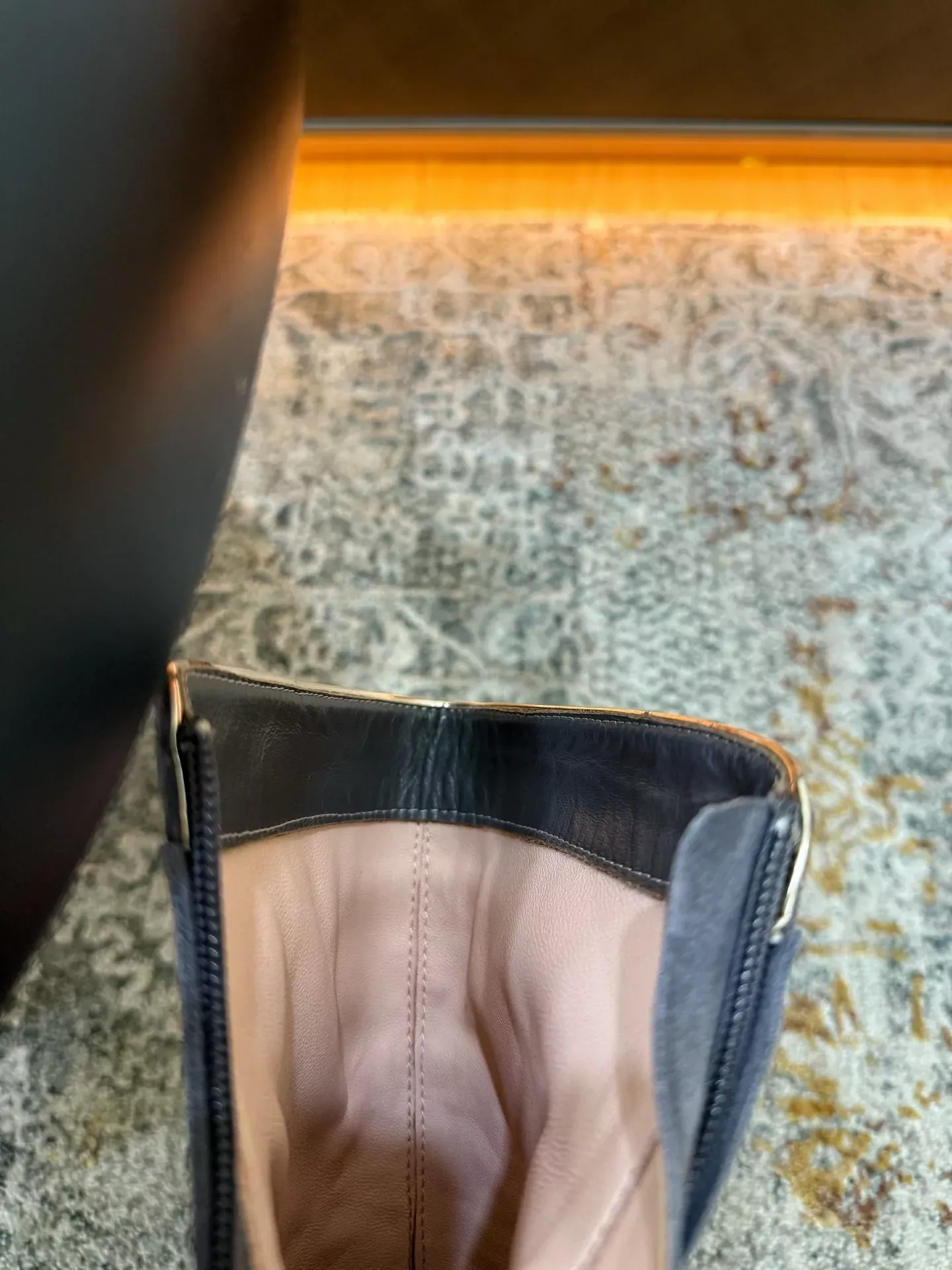 지안비토로시 스웨이드 양가죽 앵클 여성용 앵클 부츠 상세 이미지 9