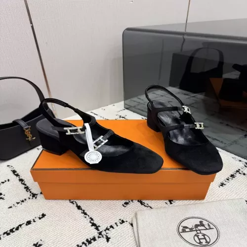 에르메스 켈리 버클 메리제인 여성용 펌프스 슬링백