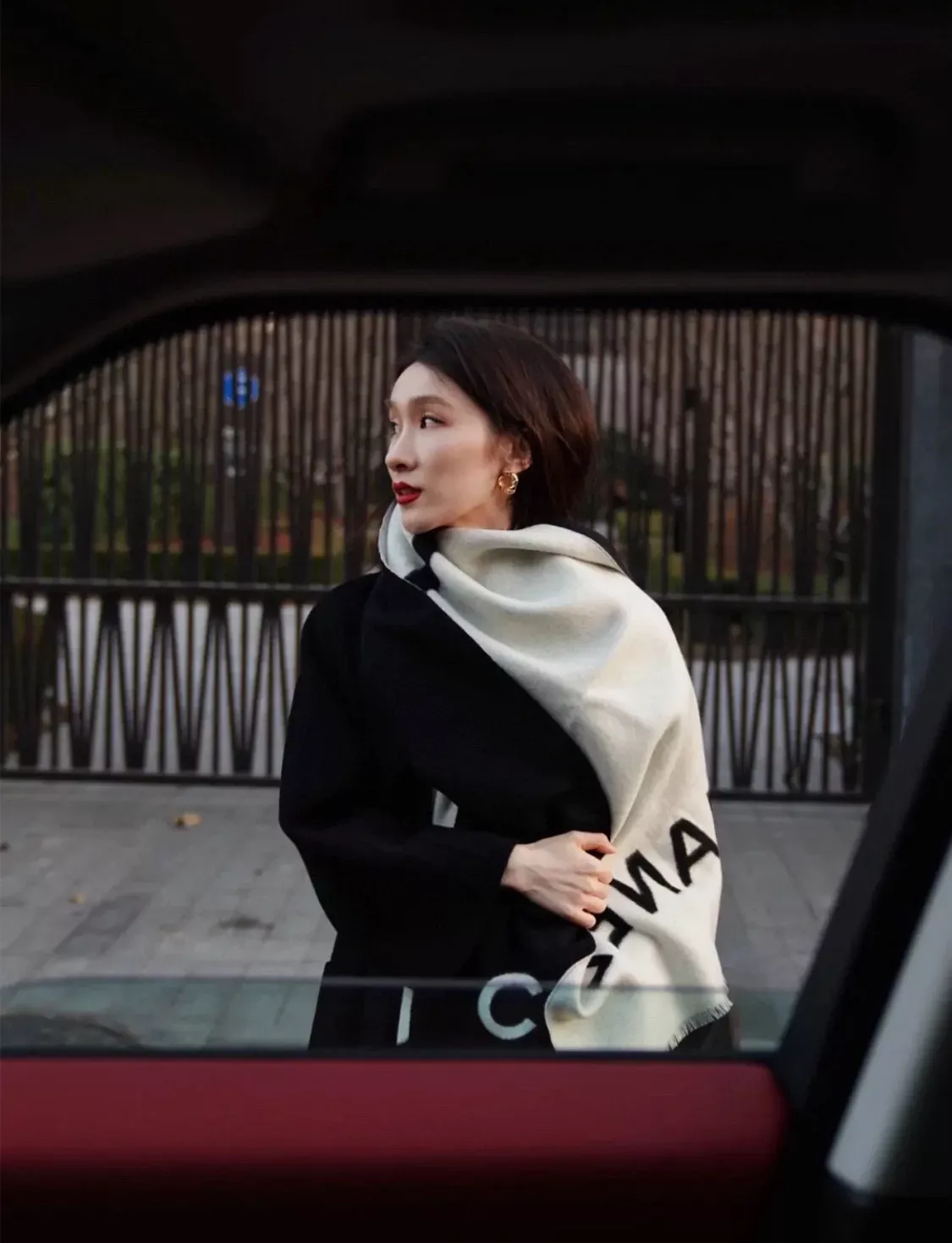 샤넬 더블 페이스 캐시미어 머플러 상세 이미지 12