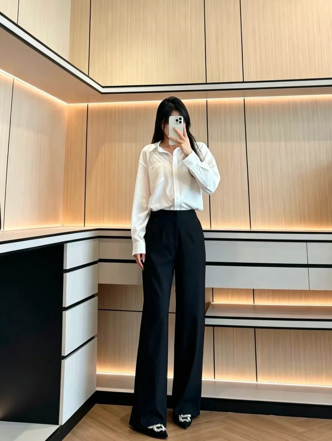 입생로랑 수입 코튼 루즈핏 여성용 긴소매 셔츠 상세 이미지 53