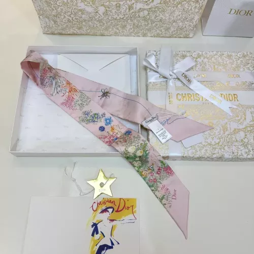 디올 실크 트윌 프린트 트윌리 스카프