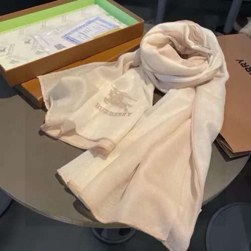 버버리 캐시미어 체크 롱 스카프
