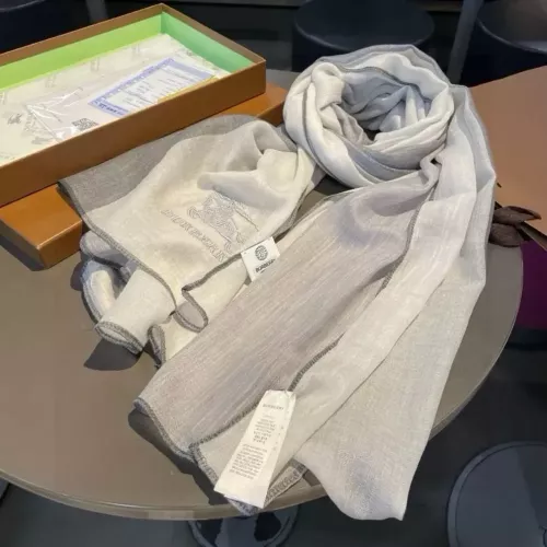 버버리 체크 캐시미어 롱 스카프