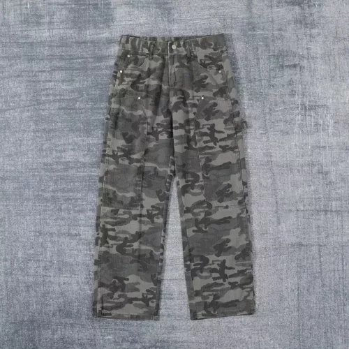 칼하트 워싱 카무플라주 남녀공용 캐쥬얼 팬츠