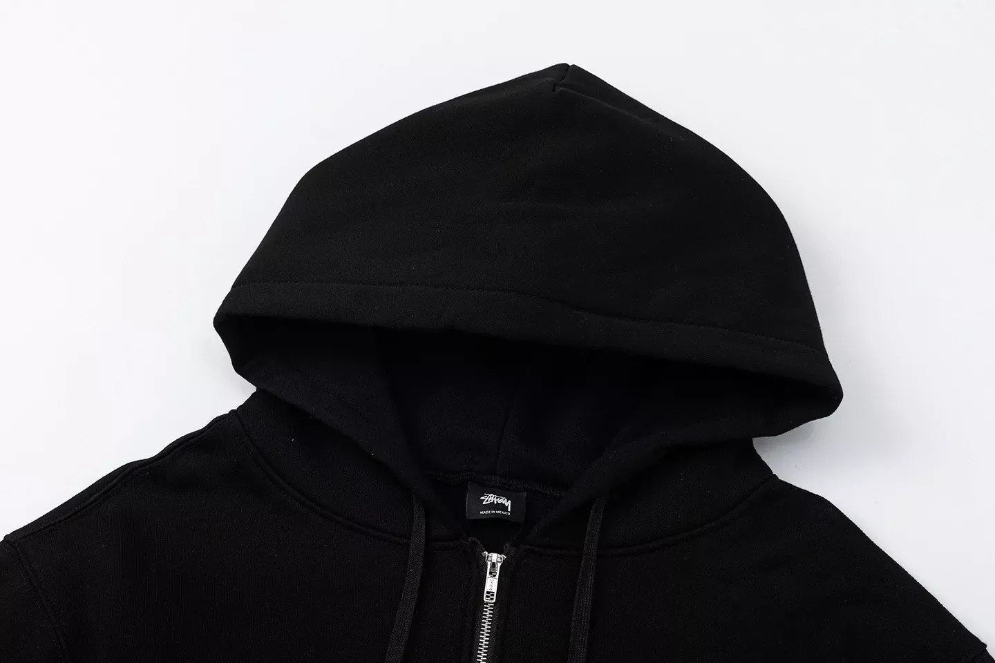 스투시 크라운 프린트 집업 남녀공용 후드 재킷 상세 이미지 3