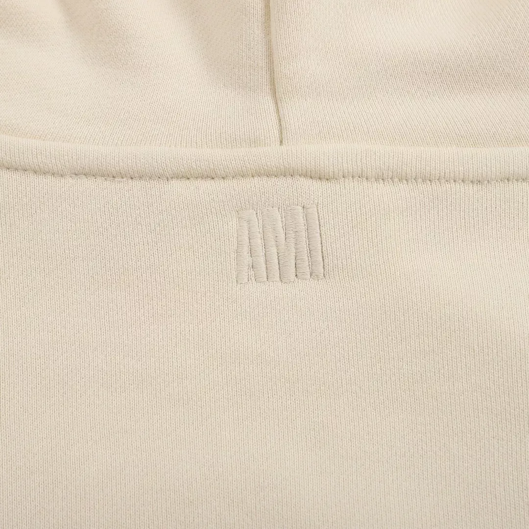 아미 하트 자수 루즈핏 남녀공용 후드 티셔츠 상세 이미지 25