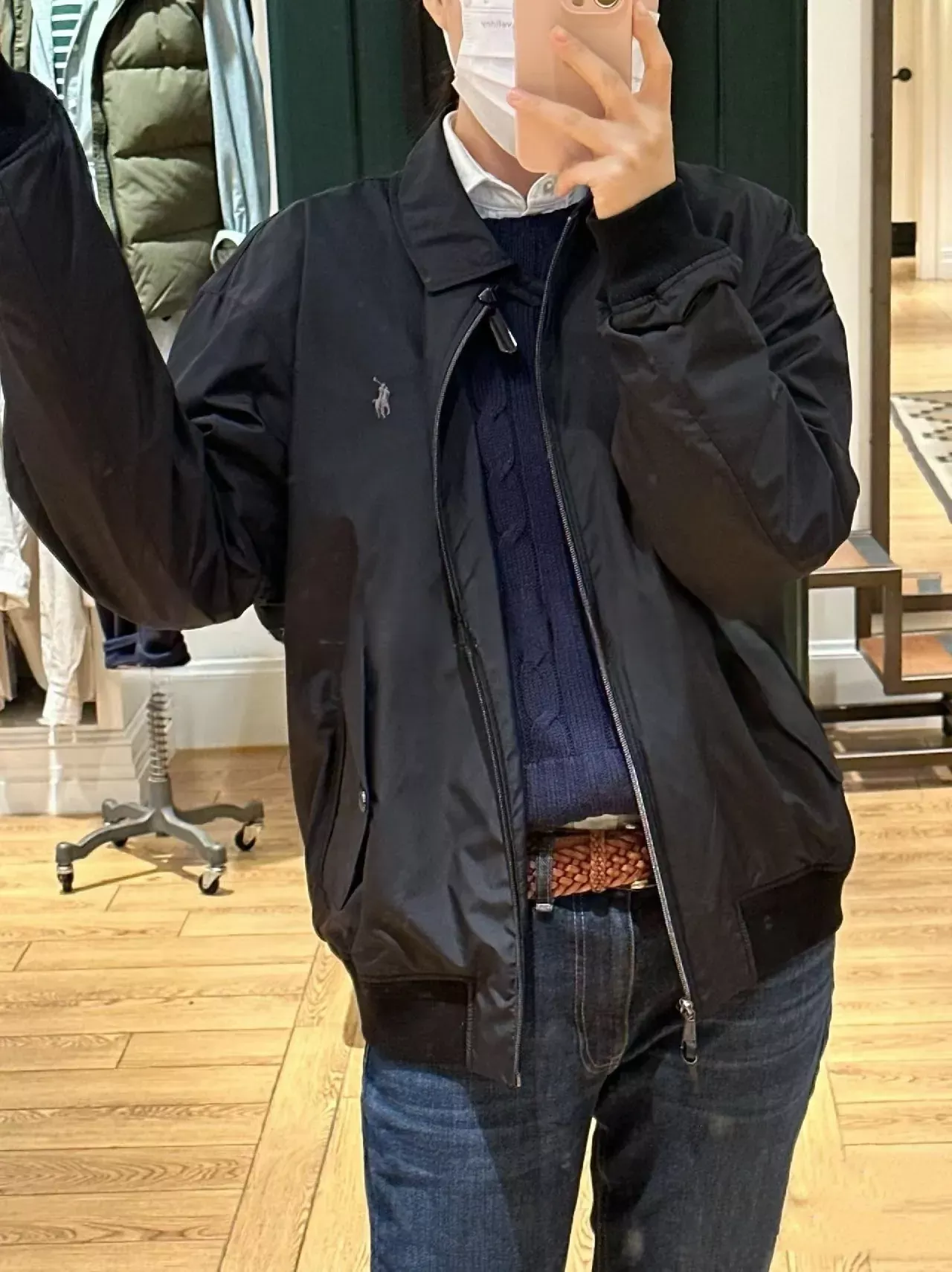 랄프로렌 자수 로고 경량 집업 재킷 상세 이미지 46