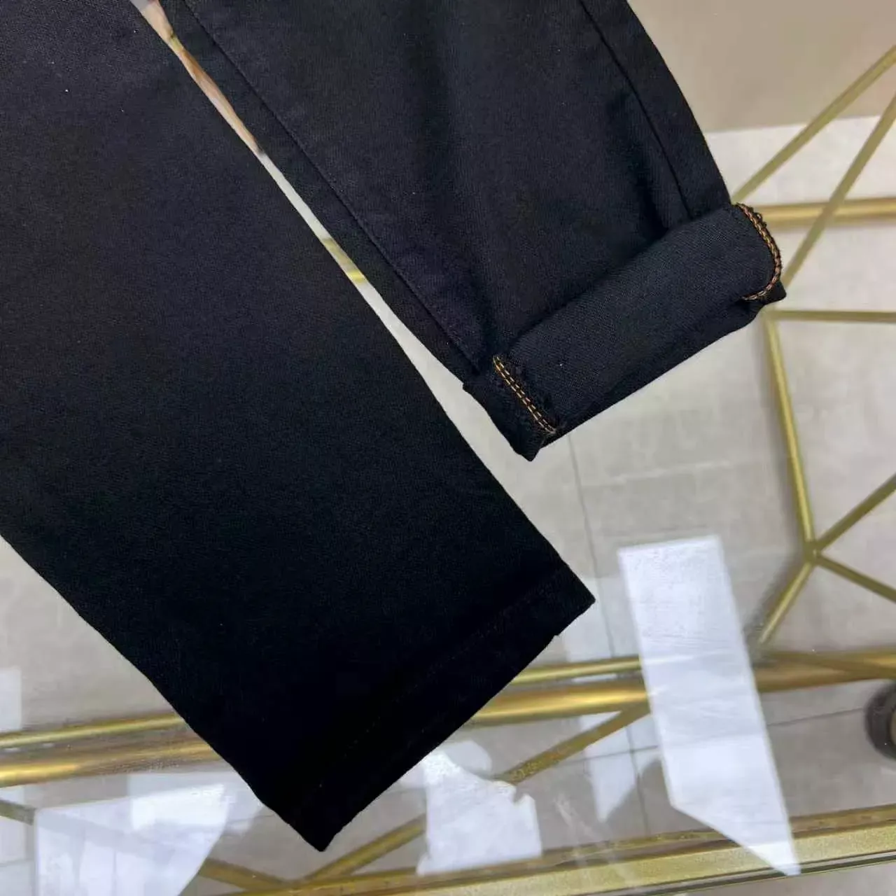 버버리 슬림핏 워싱 남녀공용 데님 팬츠 상세 이미지 22