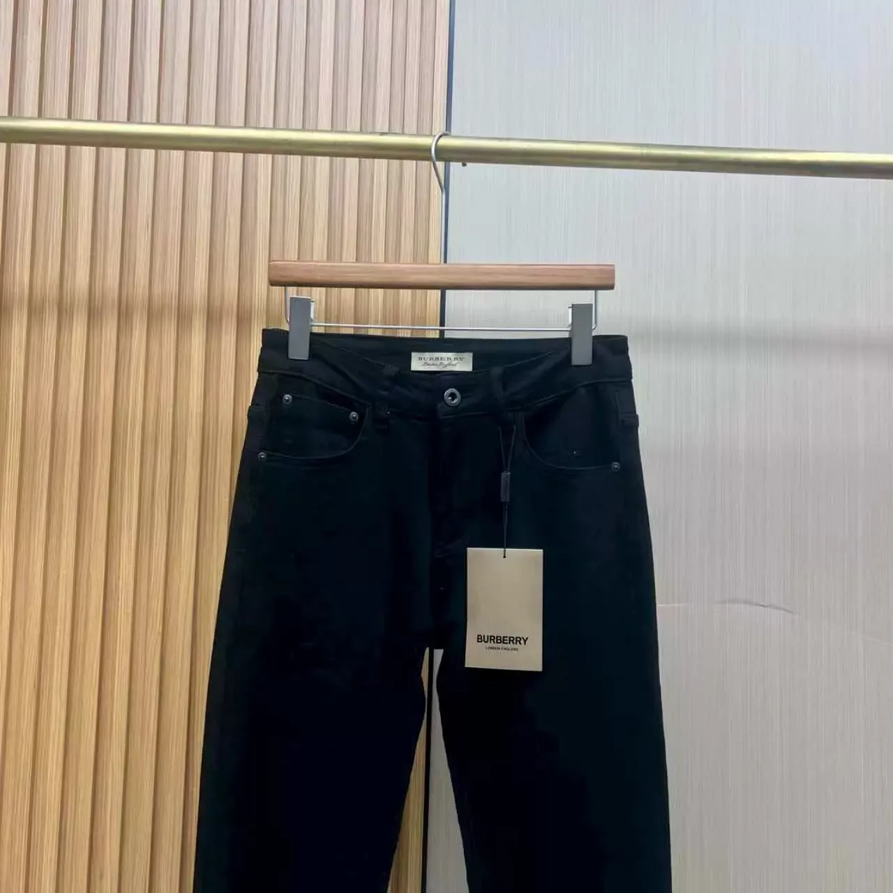 버버리 슬림핏 워싱 남녀공용 데님 팬츠 상세 이미지 7
