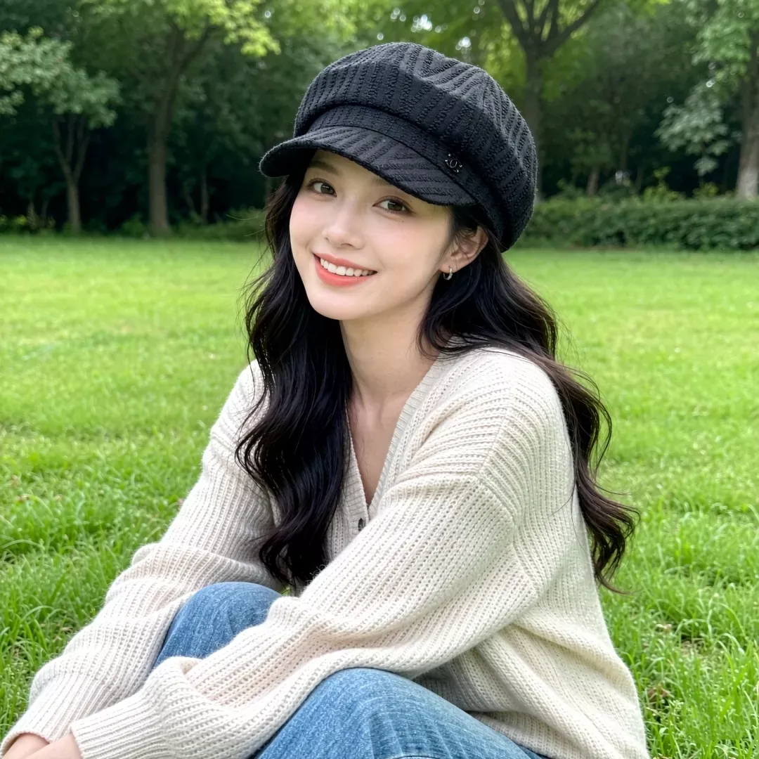 샤넬 군모 스타일 클래식 뉴스보이캡 상세 이미지 10