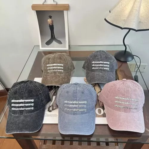 알렉산더왕 레터링 장식 볼캡