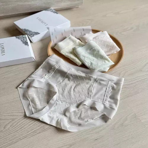 라펠라 레이스 실크 혼방 4매 여성용 삼각팬티