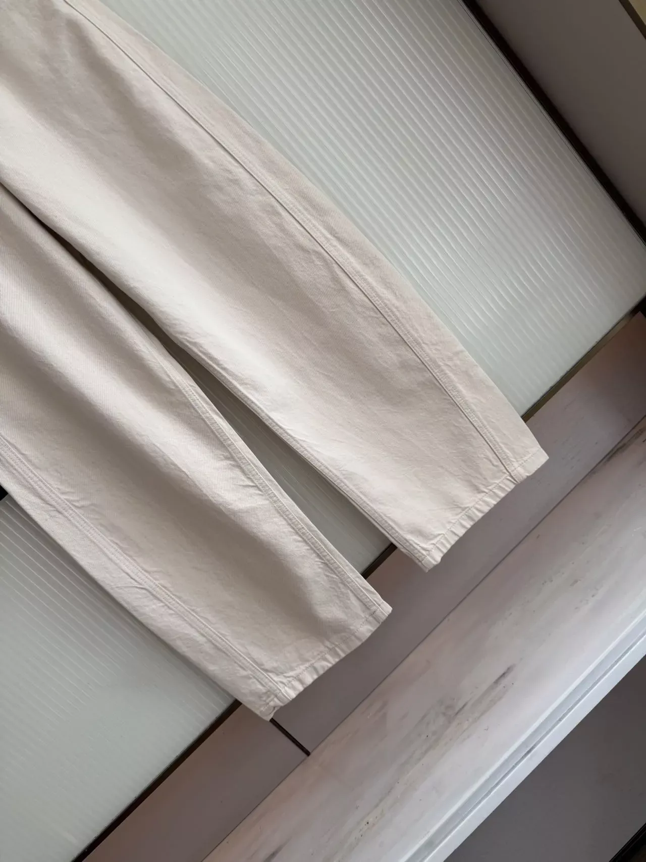 모앤코 미백 워싱 와이드 여성용 데님 팬츠 상세 이미지 6