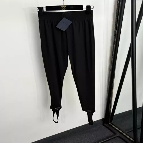 프라다 삼각 로고 밴딩 여성용 레깅스