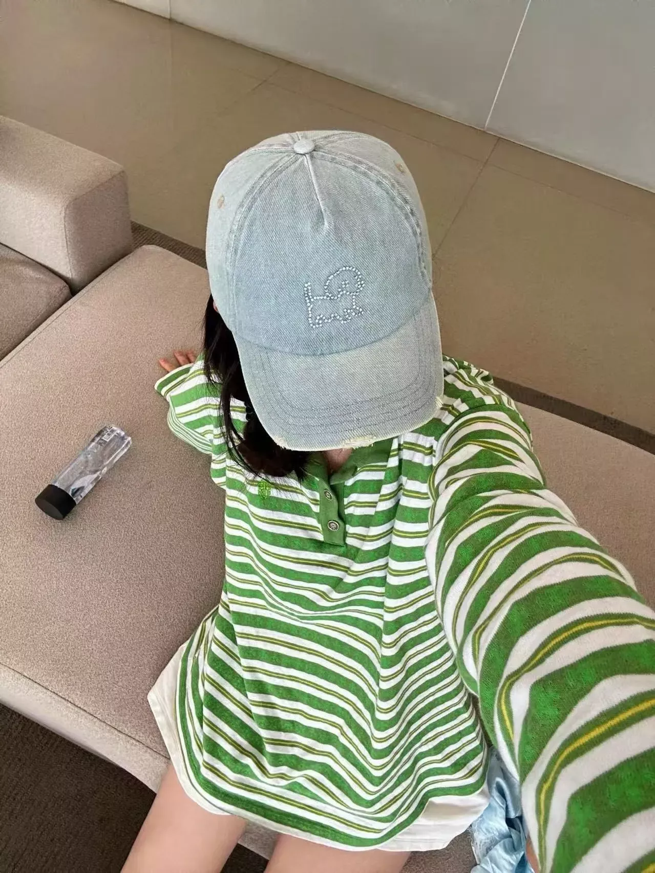 크롬하츠 십자가 스트라이프 여성용 긴소매 티셔츠 상세 이미지 28