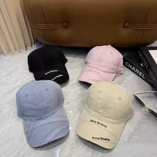 아크네스튜디오 레터링 자수 볼캡