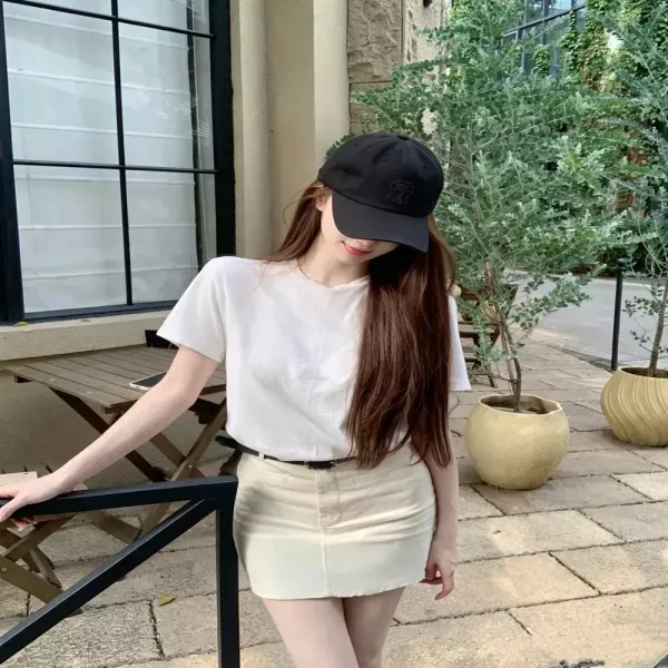 브루넬로쿠치넬리 자수 로고 코튼 볼캡