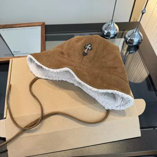 크롬하츠 퍼 안감 귀달이 버킷햇