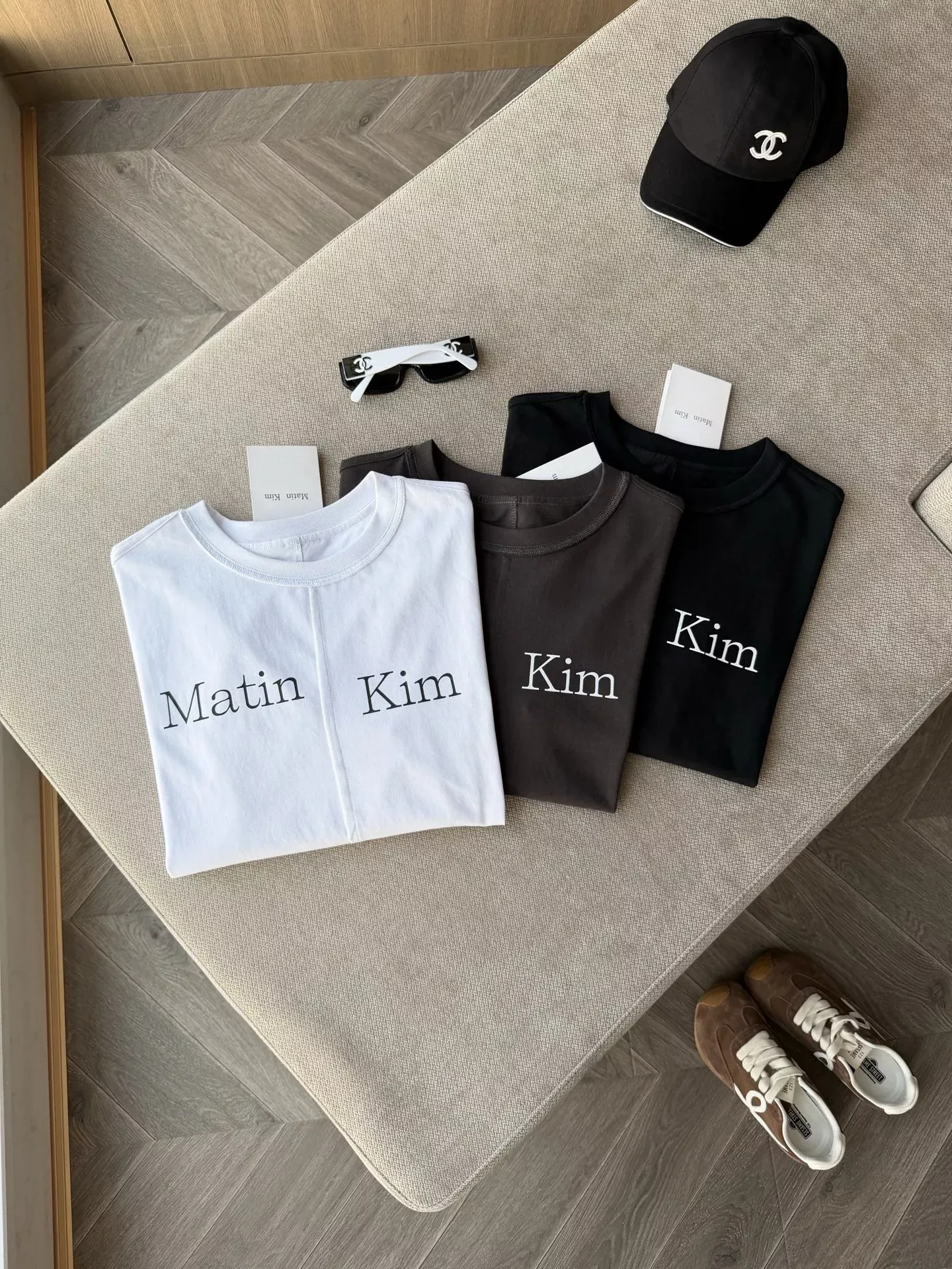 마뗑킴 해체 절개 언밸런스 여성용 긴소매 티셔츠 상세 이미지 21