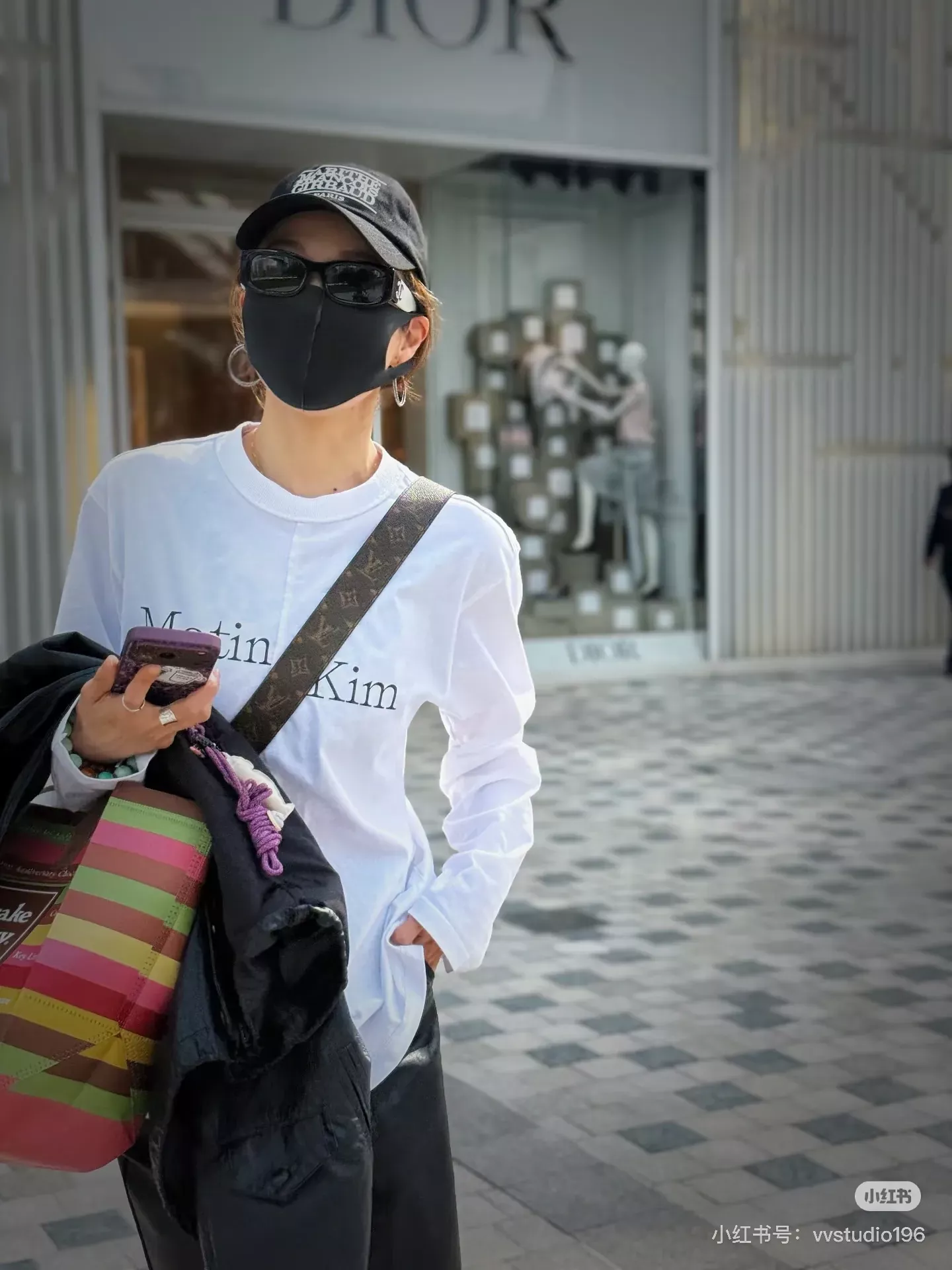 마뗑킴 해체 절개 언밸런스 여성용 긴소매 티셔츠 상세 이미지 7