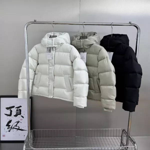 룰루레몬 탈부착 후드 여성용 쇼트 패딩