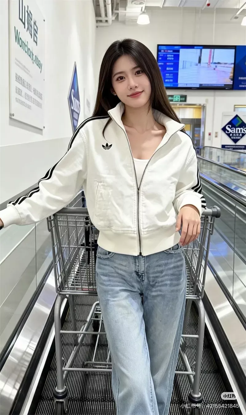 아디다스 워싱 자수 집업 여성용 집업 재킷 상세 이미지 10