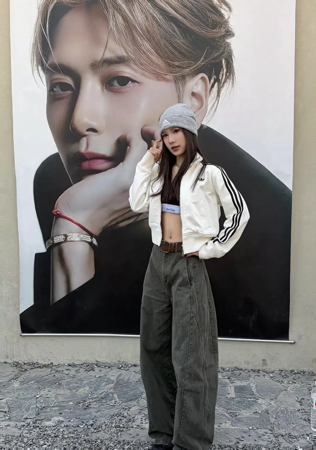 아디다스 워싱 자수 집업 여성용 집업 재킷 상세 이미지 16