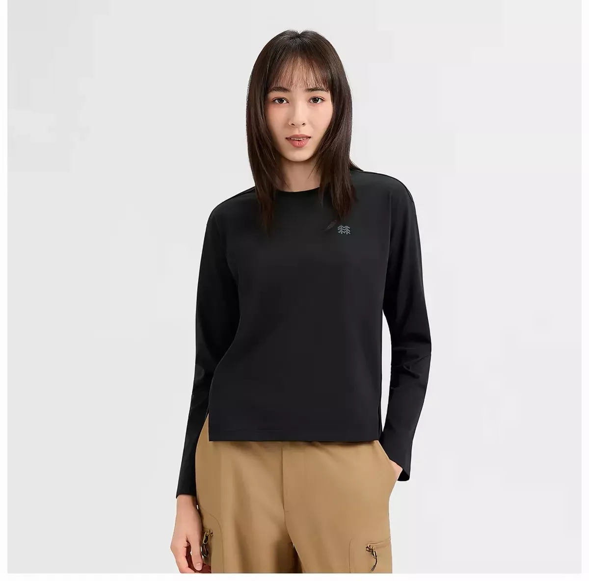 코오롱스포츠 항UV 경량 라운드 여성용 긴소매 티셔츠 상세 이미지 24