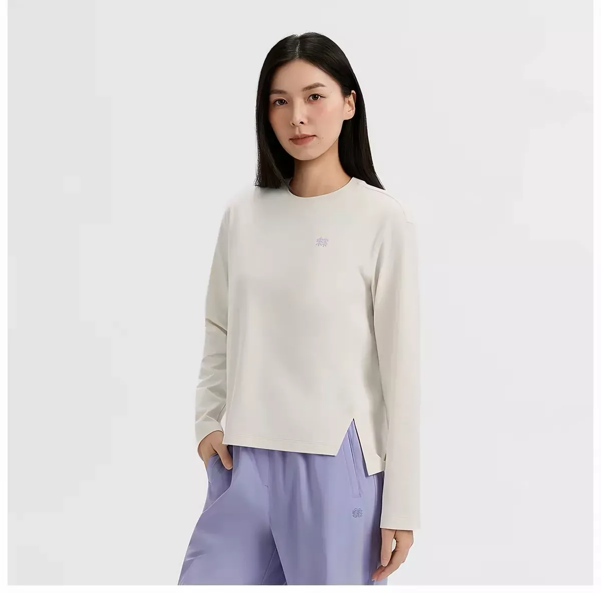 코오롱스포츠 항UV 경량 라운드 여성용 긴소매 티셔츠 상세 이미지 25