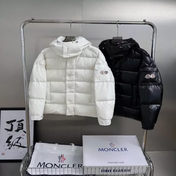 몽클레어 후드 탈부착 퀼팅 남녀공용 쇼트 패딩
