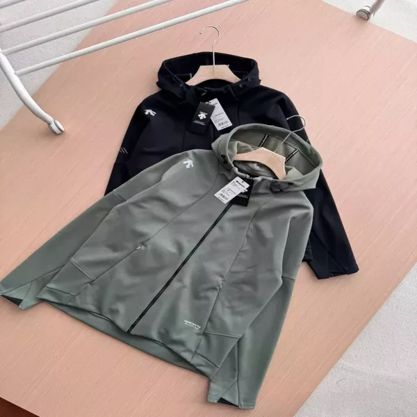 데상트 기모 후드 집업 남녀공용 후드 재킷