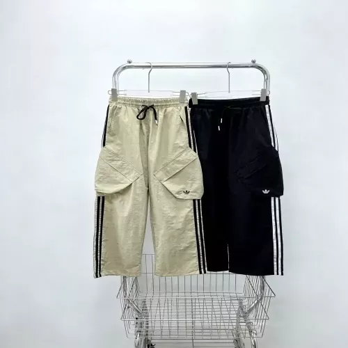아디다스 나일론 와이드 카고 남녀공용 캐쥬얼 팬츠