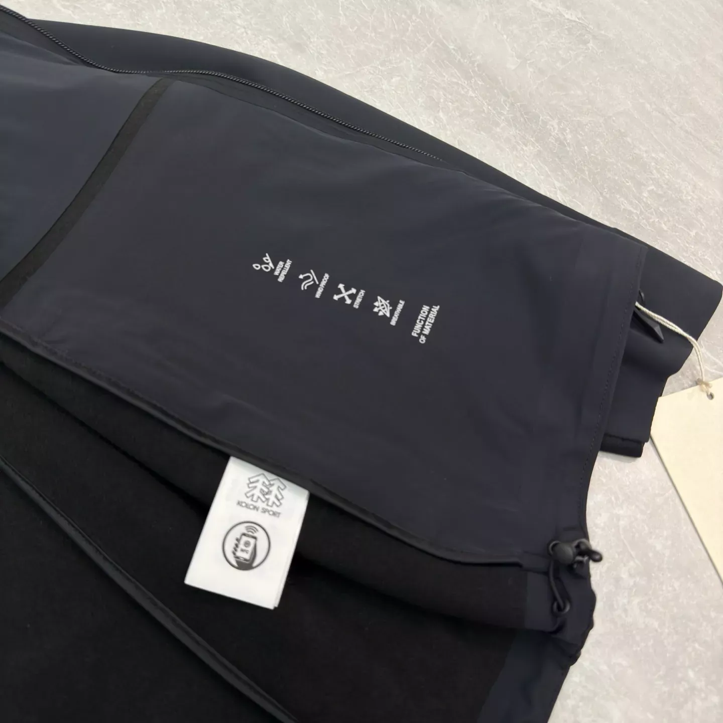 코오롱스포츠 방수 후드 소프트쉘 남녀공용 후드 재킷 상세 이미지 14
