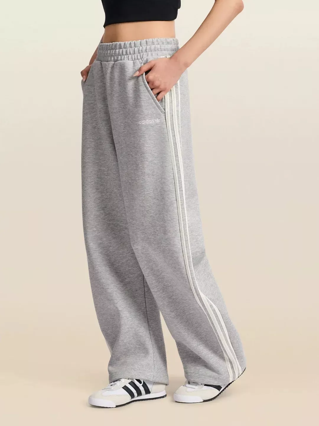 아디다스 삼선 자수 로고 남녀공용 트레이닝 팬츠 상세 이미지 12