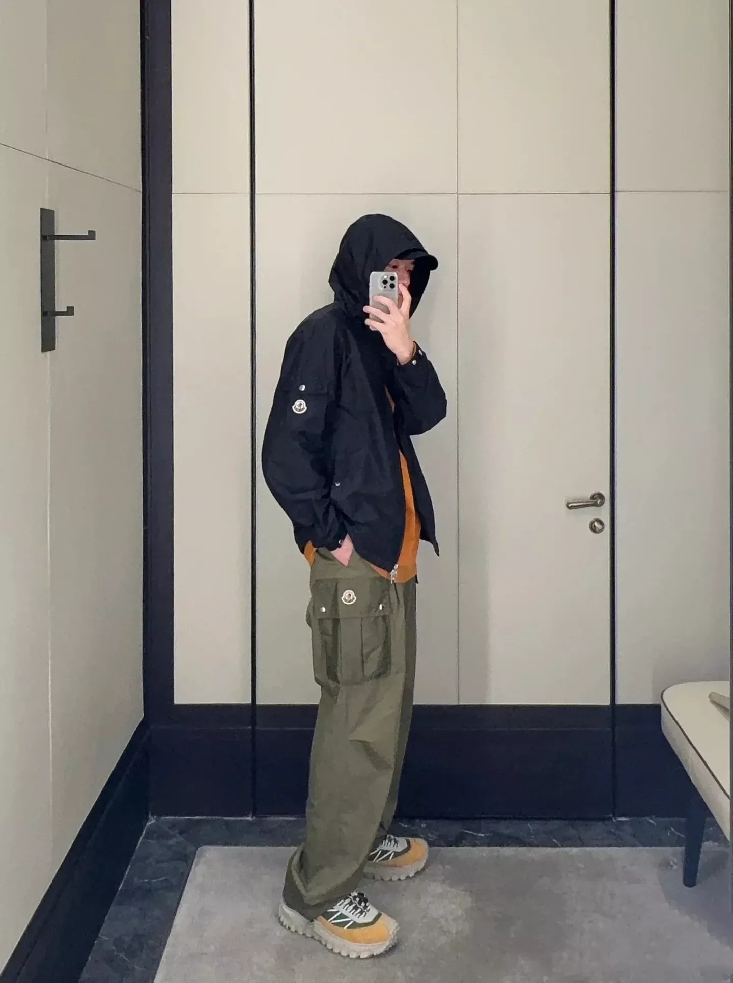 몽클레어 재생 나일론 탈부착 후드 남녀공용 후드 재킷 상세 이미지 21