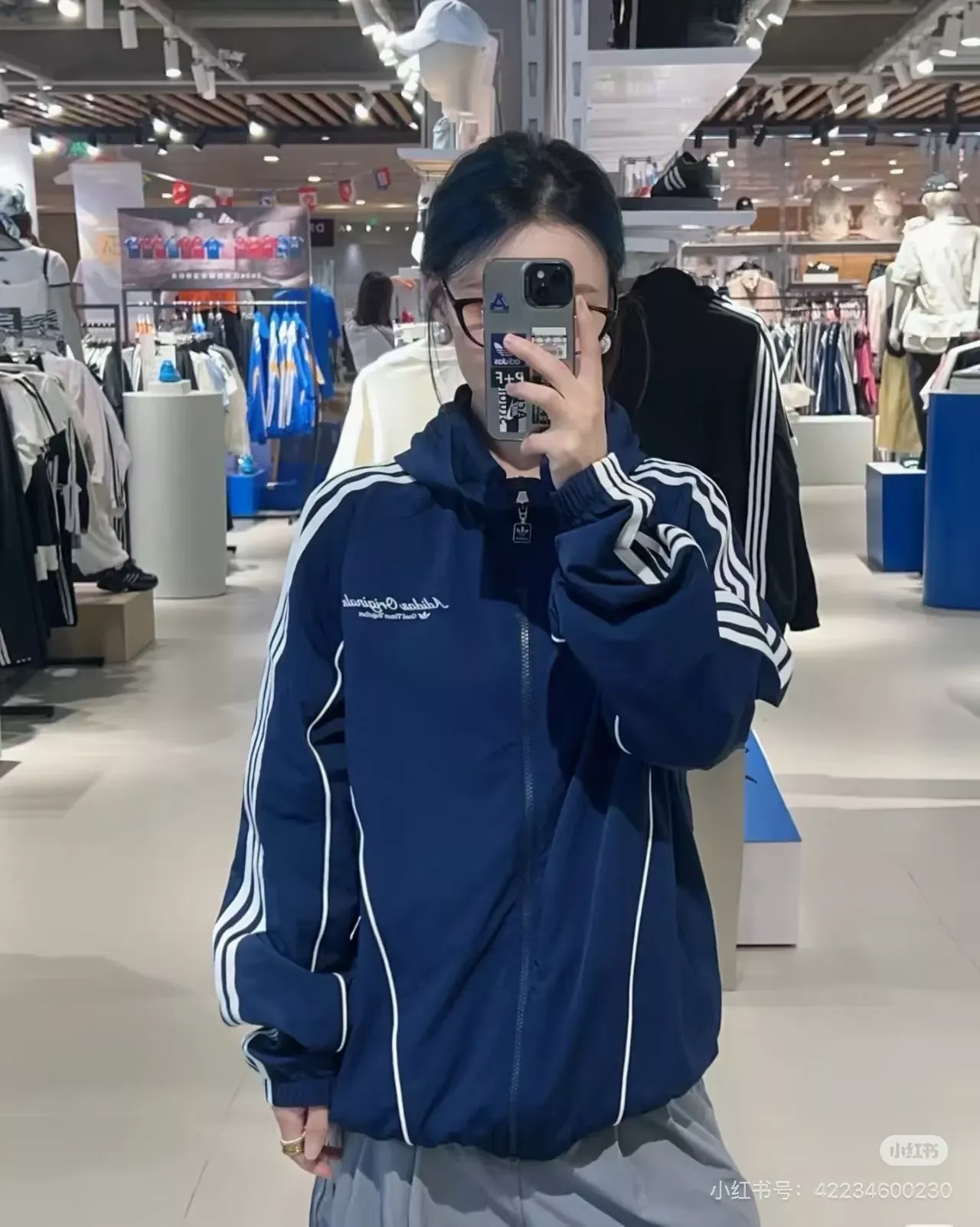 아디다스 복고 삼선 경량 우븐 남녀공용 후드 재킷 상세 이미지 31