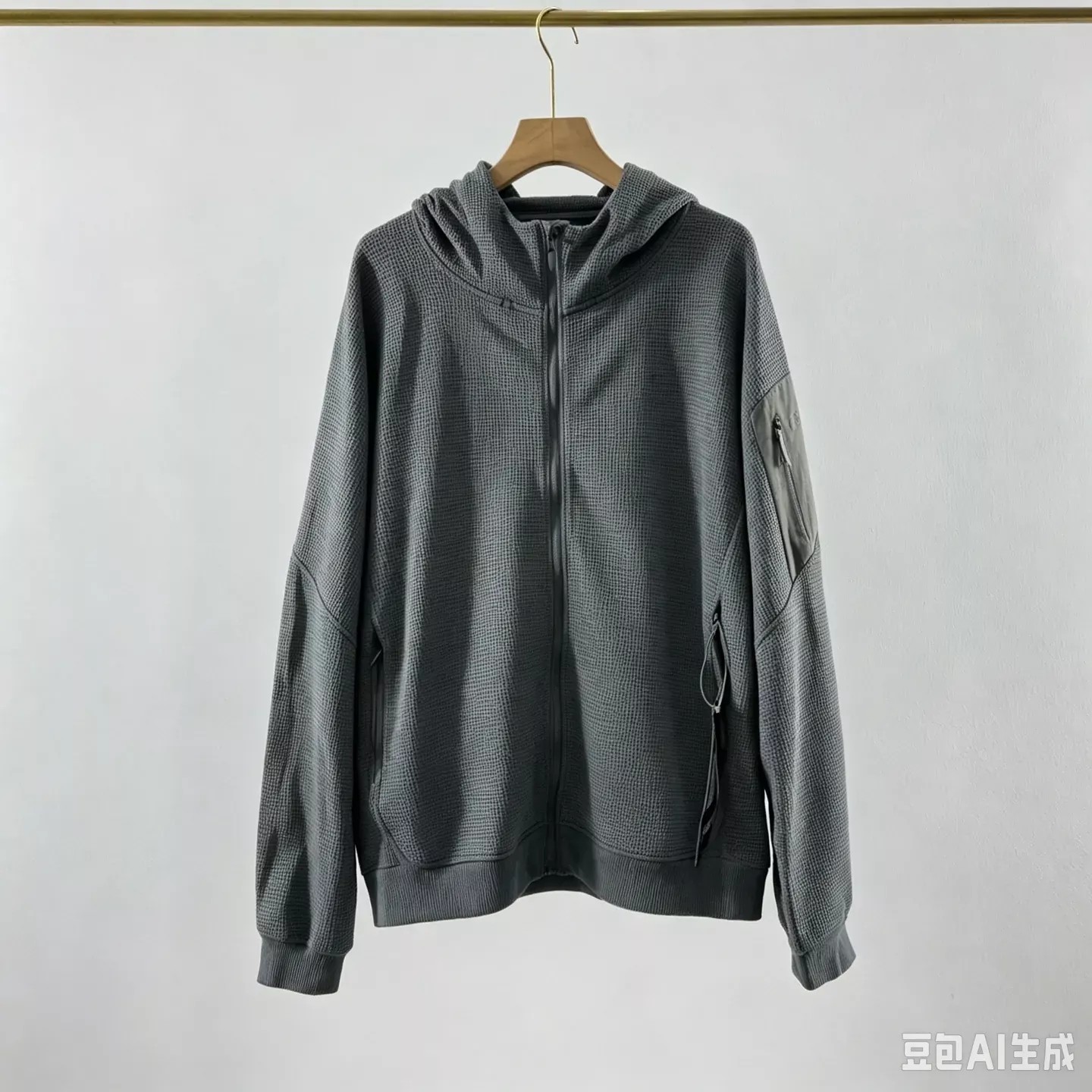 아크테릭스 와플 조직 소프트쉘 남녀공용 후드 재킷 상세 이미지 3