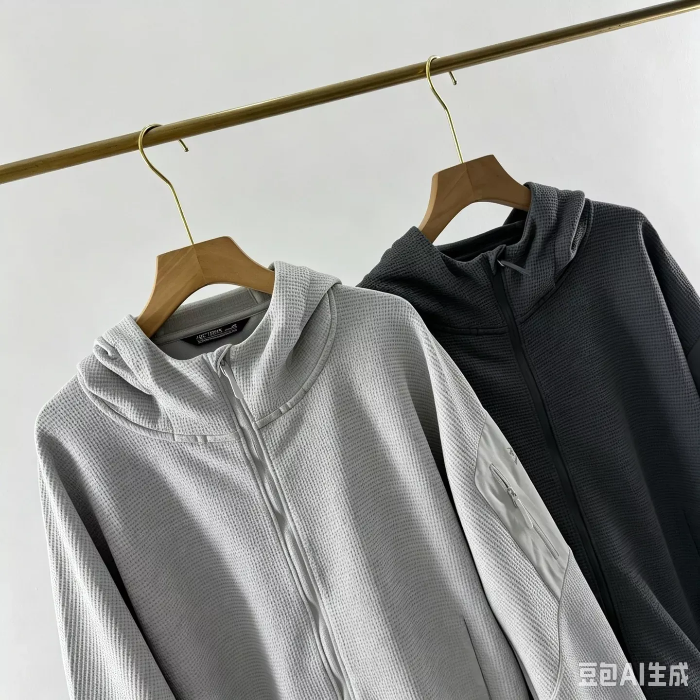 아크테릭스 와플 조직 소프트쉘 남녀공용 후드 재킷 상세 이미지 5