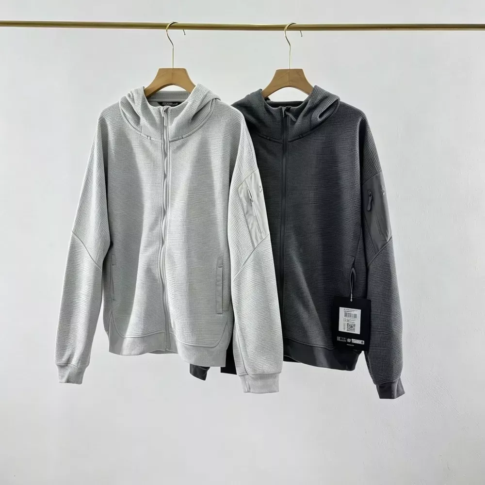 아크테릭스 와플 조직 소프트쉘 남녀공용 후드 재킷