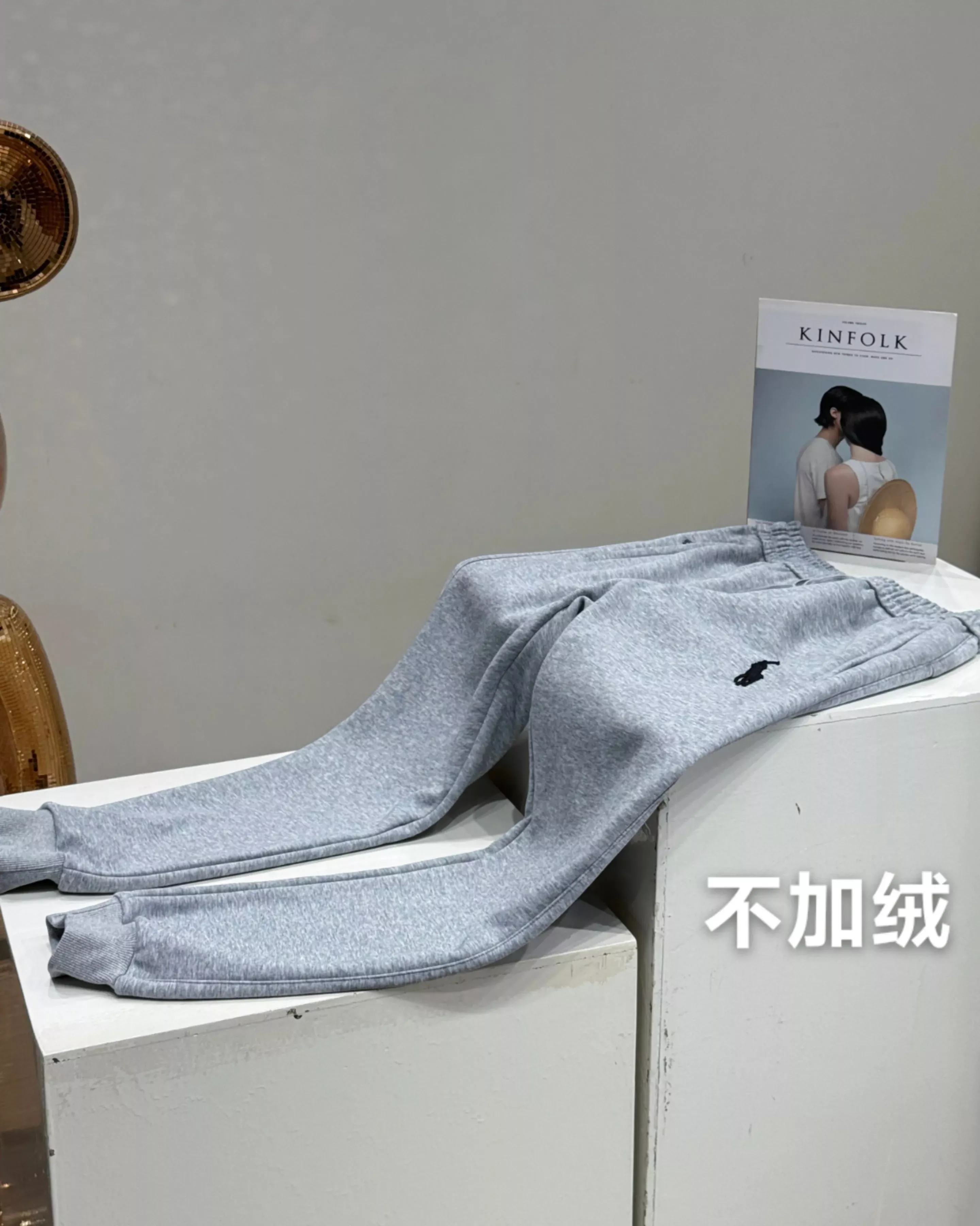 랄프로렌 자수 로고 조거 남녀공용 트레이닝 팬츠 상세 이미지 12