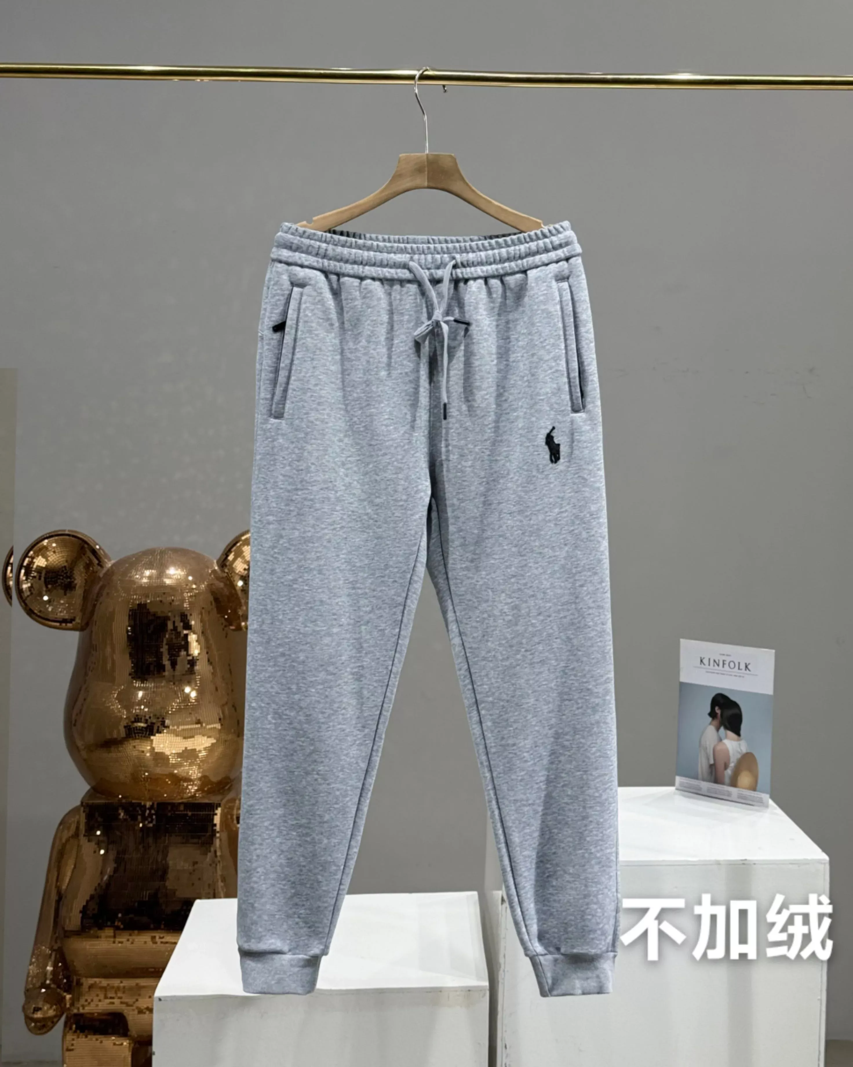 랄프로렌 자수 로고 조거 남녀공용 트레이닝 팬츠 상세 이미지 2